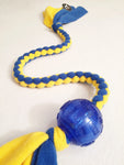 Large Squeak Ball Tug Toy